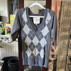 Partially wool and rabbit hair, Abercrombie & Fitch, used sweater. Size small